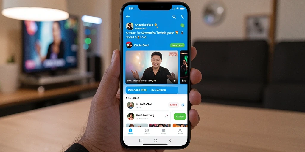 Antarmuka aplikasi 333666 yang ramah pengguna untuk Live Streaming.