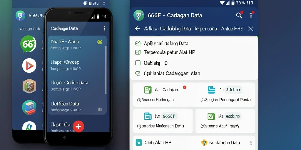 Tampilan antarmuka aplikasi 666F yang intuitif dan mudah digunakan.