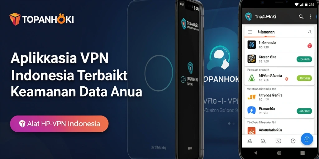 Antarmuka utama TOPANHOKI yang mudah digunakan dan intuitif.