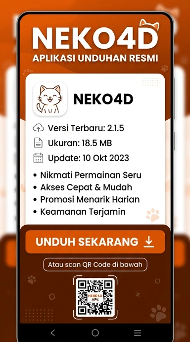 Tampilan halaman APK neko4d