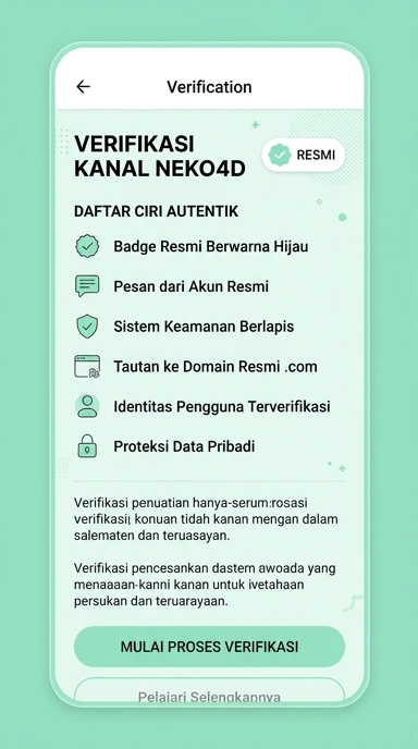 Tampilan kanal resmi neko4d